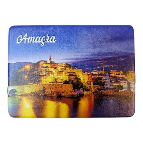 Amasra Themed Customised Uv Printed Rectangle Compact Mirror 85x62x11 mm