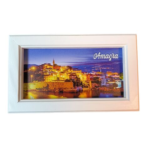 Amasra Themed Medium Wooden Printed Frame 130x205 mm