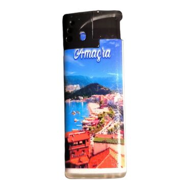 Amasra Themed UV Plastic White Printed Lighter - Thumbnail