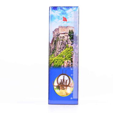 Ankara Themed Epoxy Dome Souvenir Magnetic Ruler Magnet 165x50 mm - 8
