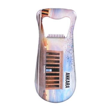 Ankara Themed Customizable Metal Magnetic Bottle Opener 95x42 mm - 8
