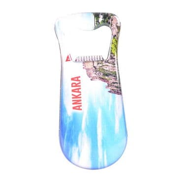 Ankara Themed Customizable Metal Magnetic Bottle Opener 95x42 mm - 10