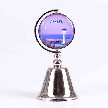 Toptan Ankara Temalı Myros Metal Yuvarlak Çan 44x90 mm - 6