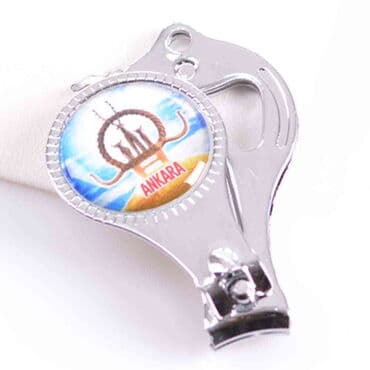 Ankara Themed Customised Metal Epoxy Nail Clipper 60x32x14 mm - 2