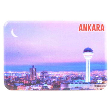Ankara Themed Customised UV Printed Plastic Base Rectangle Fridge Magnet 80x50 mm - 4