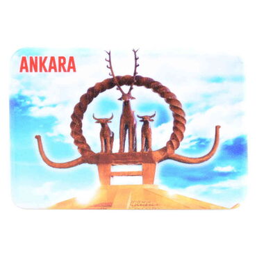 Ankara Themed Customised UV Printed Plastic Base Rectangle Fridge Magnet 80x50 mm - 6