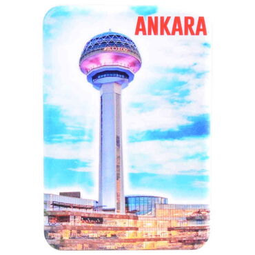 Ankara Themed Customised UV Printed Plastic Base Rectangle Fridge Magnet 80x50 mm - 8