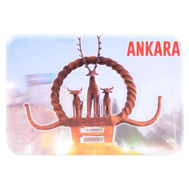 Ankara Themed Customised UV Printed Plastic Base Rectangle Fridge Magnet 80x50 mm - 10