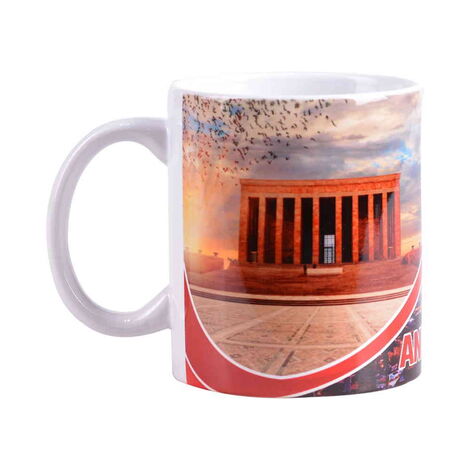 Ankara Themed Customised Porcelain Souvenir Travel Mug 80x95 mm - 2