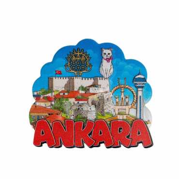 Ankara Themed Myros Traditional Polyester Refrigerator Magnet - 2