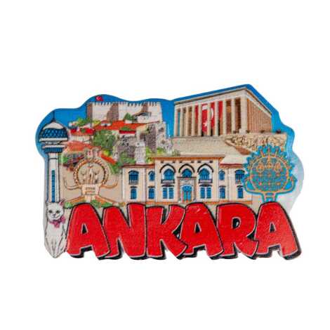 Ankara Themed Myros Traditional Polyester Refrigerator Magnet - 4