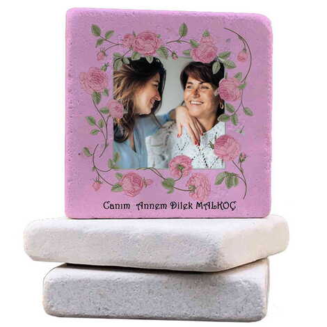 Mom Themed Customised Stone Coaster 100x100 mm - 1
