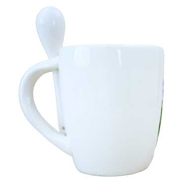 Antalya Ceramic Mug with Spoon - 2