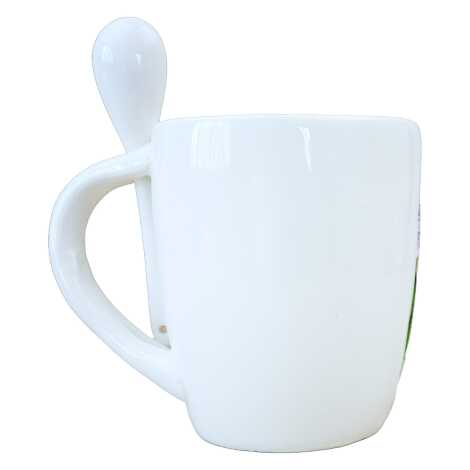 Antalya Ceramic Mug with Spoon - 2