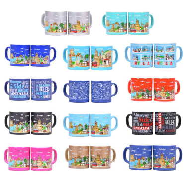 Antalya Region Themed Customised Serigraphy Printed Ceramic Mug 82x90 mm - 2