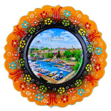 Antalya Themed Myros Ceramic Picture Plate 18 cm - 3