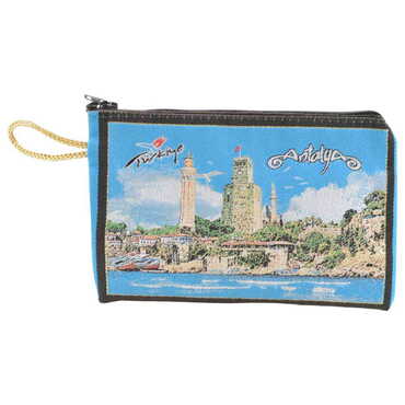 Toptan Antalya Temalı Dokuma Cüzdan Resi̇mli̇ Modeller 100*155 Mm