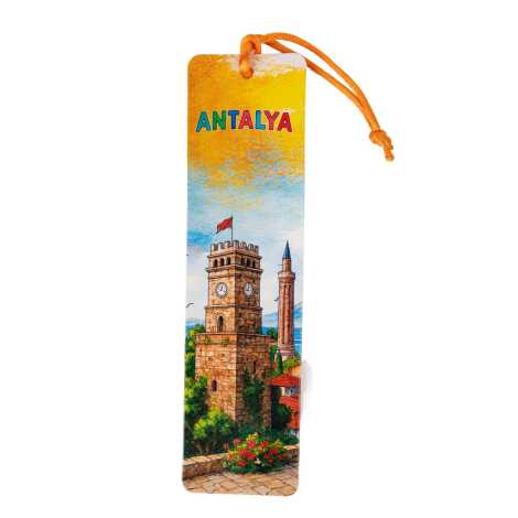 Antalya Temalı İPLİ KİTAP AYRACI - 8