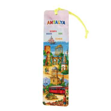 Antalya Temalı İPLİ KİTAP AYRACI - 10