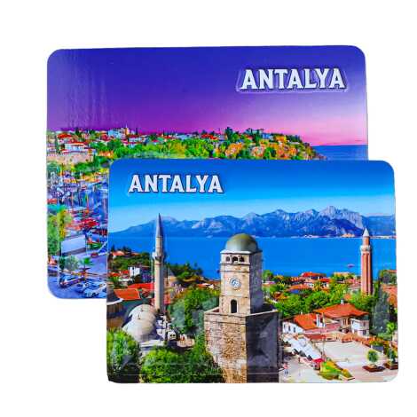 Antalya Temalı Kabartma Pvc Magnet 70*90 Mm - 2