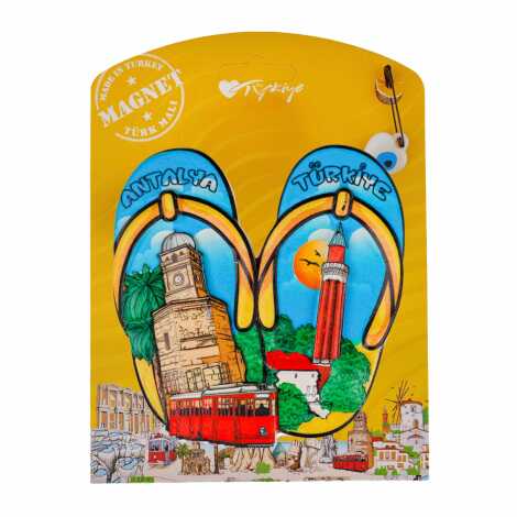 Antalya Temalı Kartonetli Uv Polyester Magnet - 3