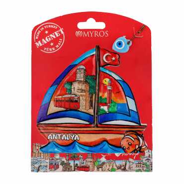 Antalya Temalı Kartonetli Uv Polyester Magnet - 7