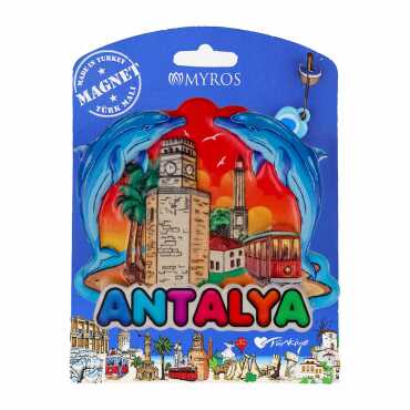Antalya Temalı Kartonetli Uv Polyester Magnet - 8