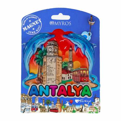 Antalya Temalı Kartonetli Uv Polyester Magnet - 8