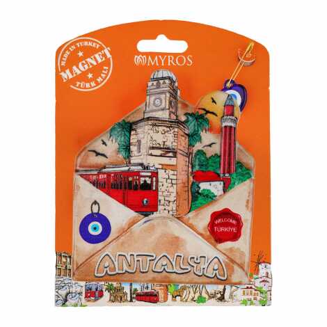 Antalya Temalı Kartonetli Uv Polyester Magnet - 9