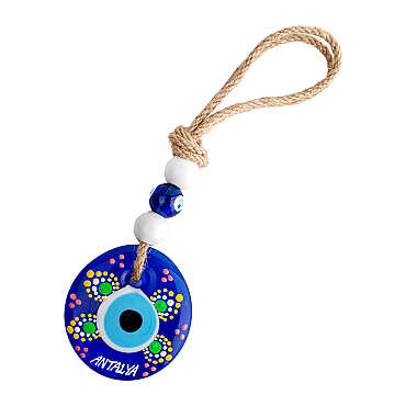 Antalya Temalı MANDALA DESENLİ NAZAR DUVAR SÜSÜ 10 CM - Myros