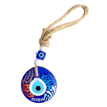 Antalya Temalı MANDALA DESENLİ NAZAR DUVAR SÜSÜ 10 CM - 8