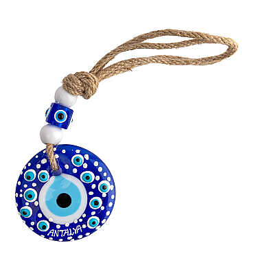 Antalya Temalı MANDALA DESENLİ NAZAR DUVAR SÜSÜ 10 CM - 10