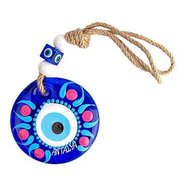 Antalya Temalı MANDALA DESENLİ NAZAR DUVAR SÜSÜ 13 CM - Myros