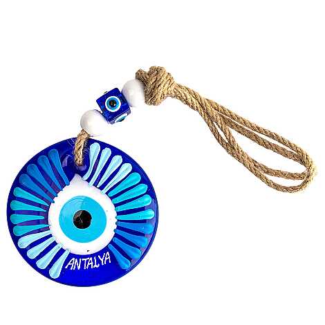 Antalya Temalı MANDALA DESENLİ NAZAR DUVAR SÜSÜ 13 CM - 5