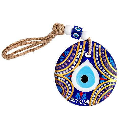 Antalya Temalı MANDALA DESENLİ NAZAR DUVAR SÜSÜ 8 CM - 3