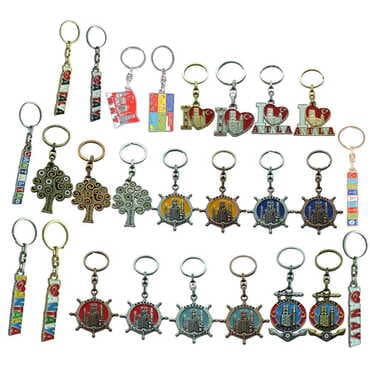 Toptan Antalya Temalı Metal Kabartma Anahtarlık - 2