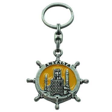 Toptan Antalya Temalı Metal Kabartma Anahtarlık - 6