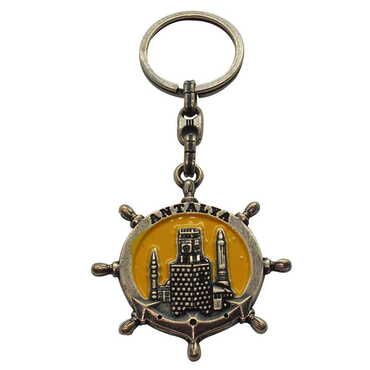 Toptan Antalya Temalı Metal Kabartma Anahtarlık - 7
