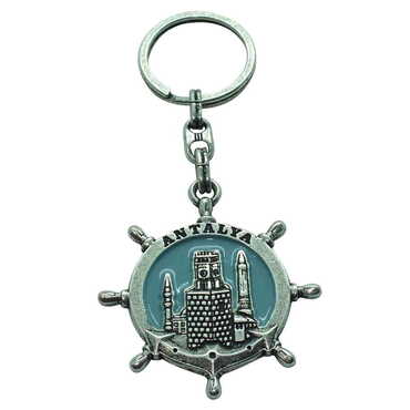 Toptan Antalya Temalı Metal Kabartma Anahtarlık - 10