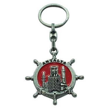 Toptan Antalya Temalı Metal Kabartma Anahtarlık - 13