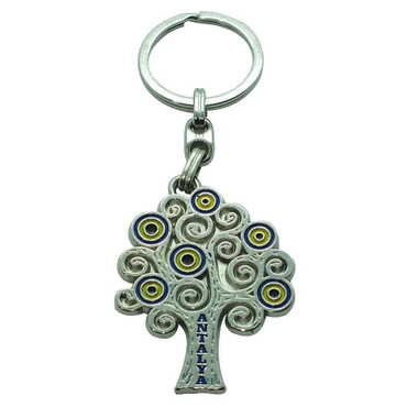 Toptan Antalya Temalı Metal Kabartma Anahtarlık - 16