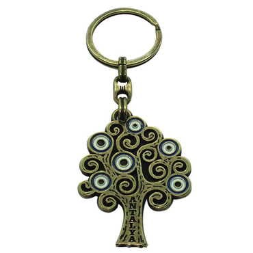 Toptan Antalya Temalı Metal Kabartma Anahtarlık - 18