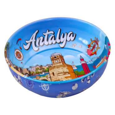 Antalya Themed Metal Bowl 115 mm - Standart - 2