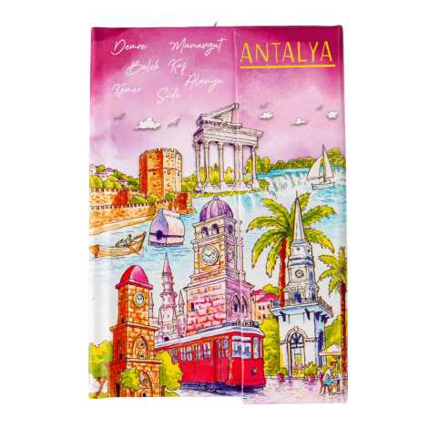 Toptan Antalya Temalı Miknatis Defter Küçük - 6