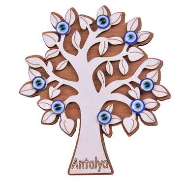 Toptan Antalya Temalı Myros Ahşap Magnet - 11
