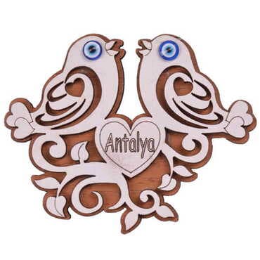 Toptan Antalya Temalı Myros Ahşap Magnet - 16