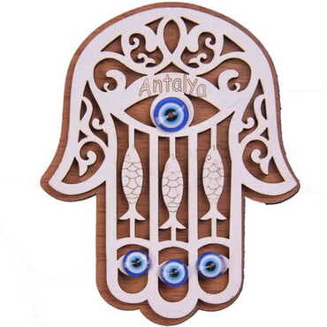 Toptan Antalya Temalı Myros Ahşap Magnet - 24