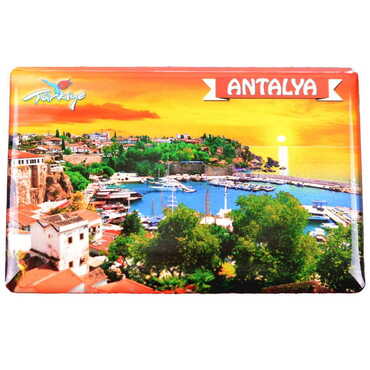 Myros - Toptan Antalya Temalı Myros Dikdörtgen Magnet 80x55 mm