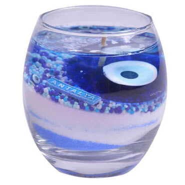 Antalya Themed Glass Transparent Gel Candle