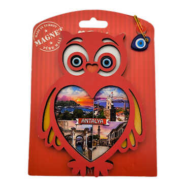 Antalya Themed Myros Carded Picture Refrigerator Magnet